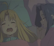melty and filo sleeping